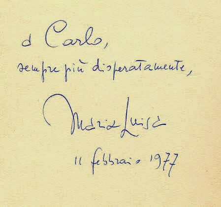 dedica a carlo bo di maria luisa spaziani